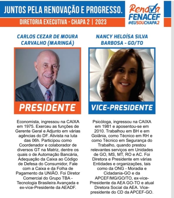 Candidatos a presidente e vice-presidente chapa 2 (1)