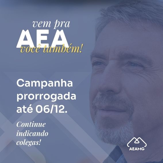 Campanha Vem pra AEA você também! foi prorrogada até 06/12 e o sorteio acontecerá no dia 10/12.